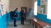 Adana’da okullar dezenfekte edildi