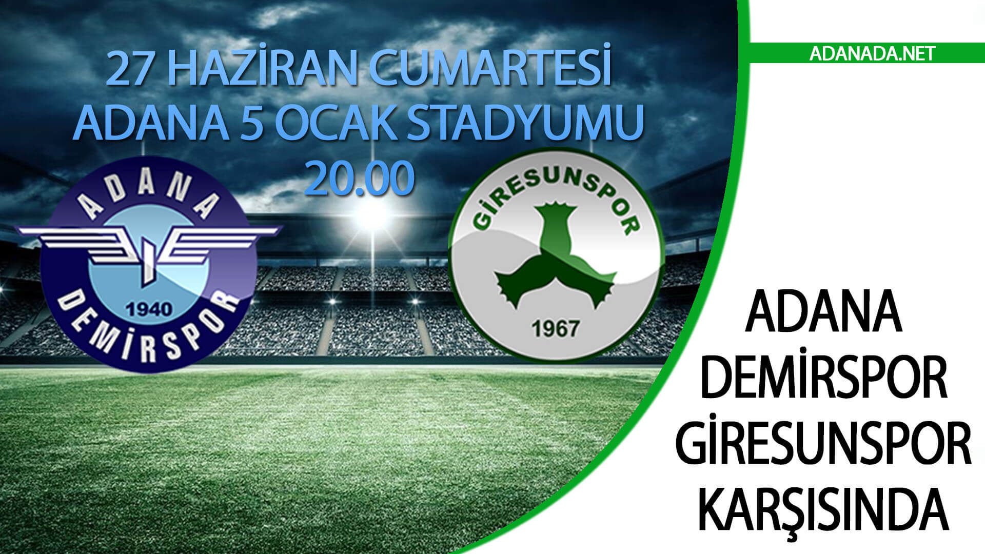 Adana Demirspor, Giresunspor Karşısında