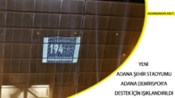 Yeni Adana Şehir Stadyumu, Adana Demirspor’a Destek İçin Işıklandırıldı