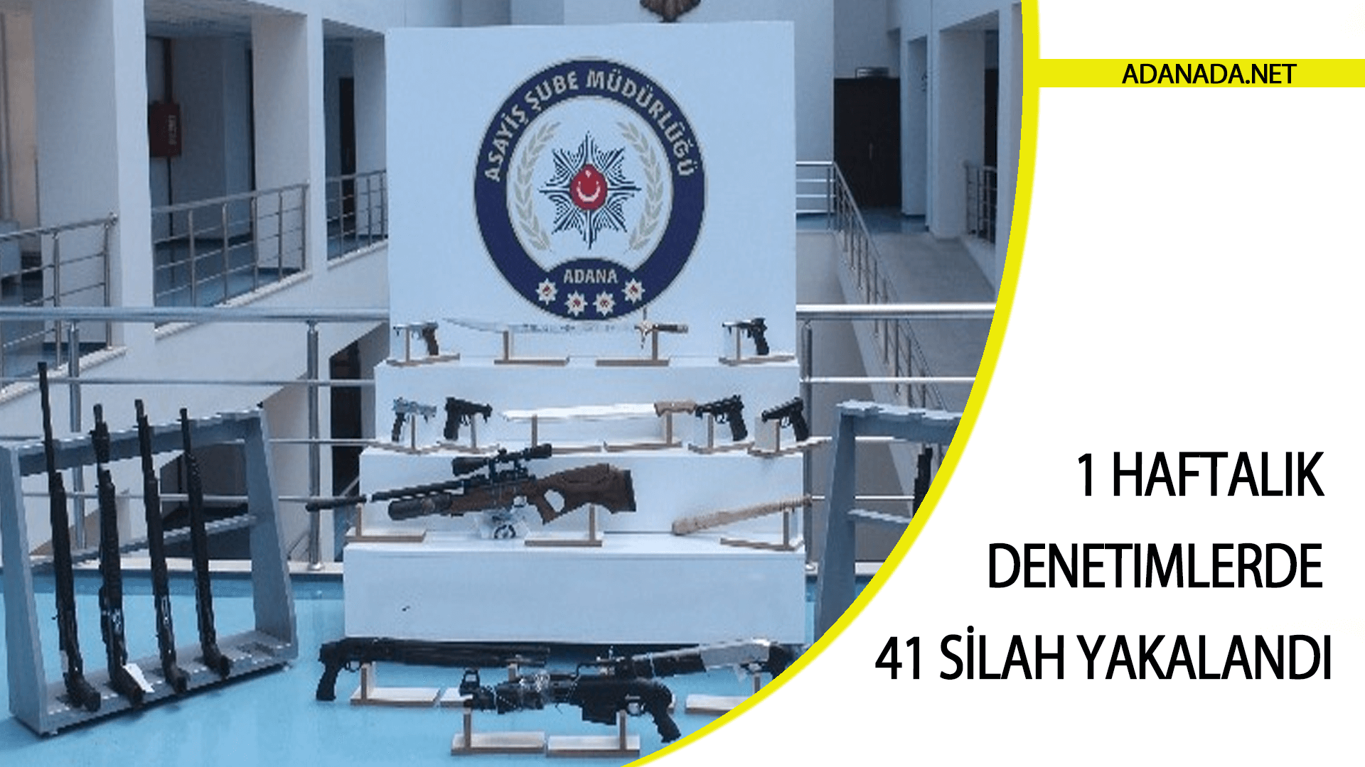 1 Haftalık Denetimlerde 41 Adet Silah Yakalandı