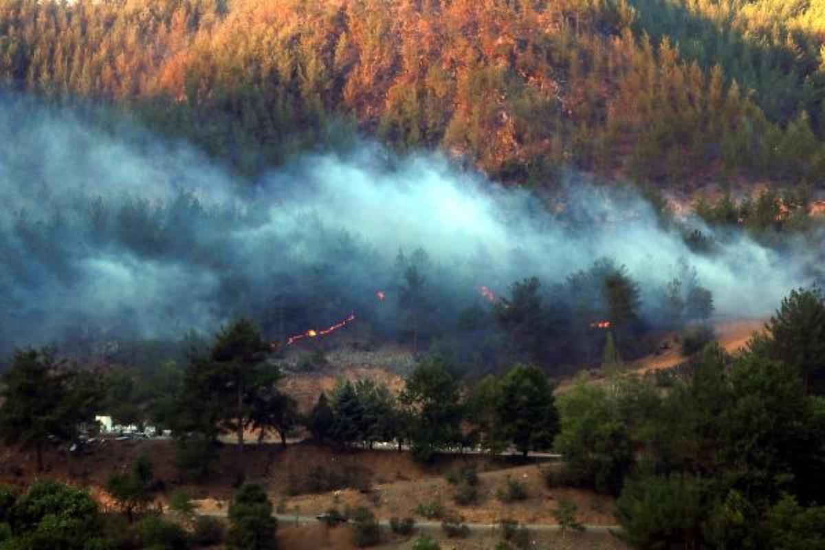 Adana’daki orman yangınları 4’üncü günde kısmen kontrol altında