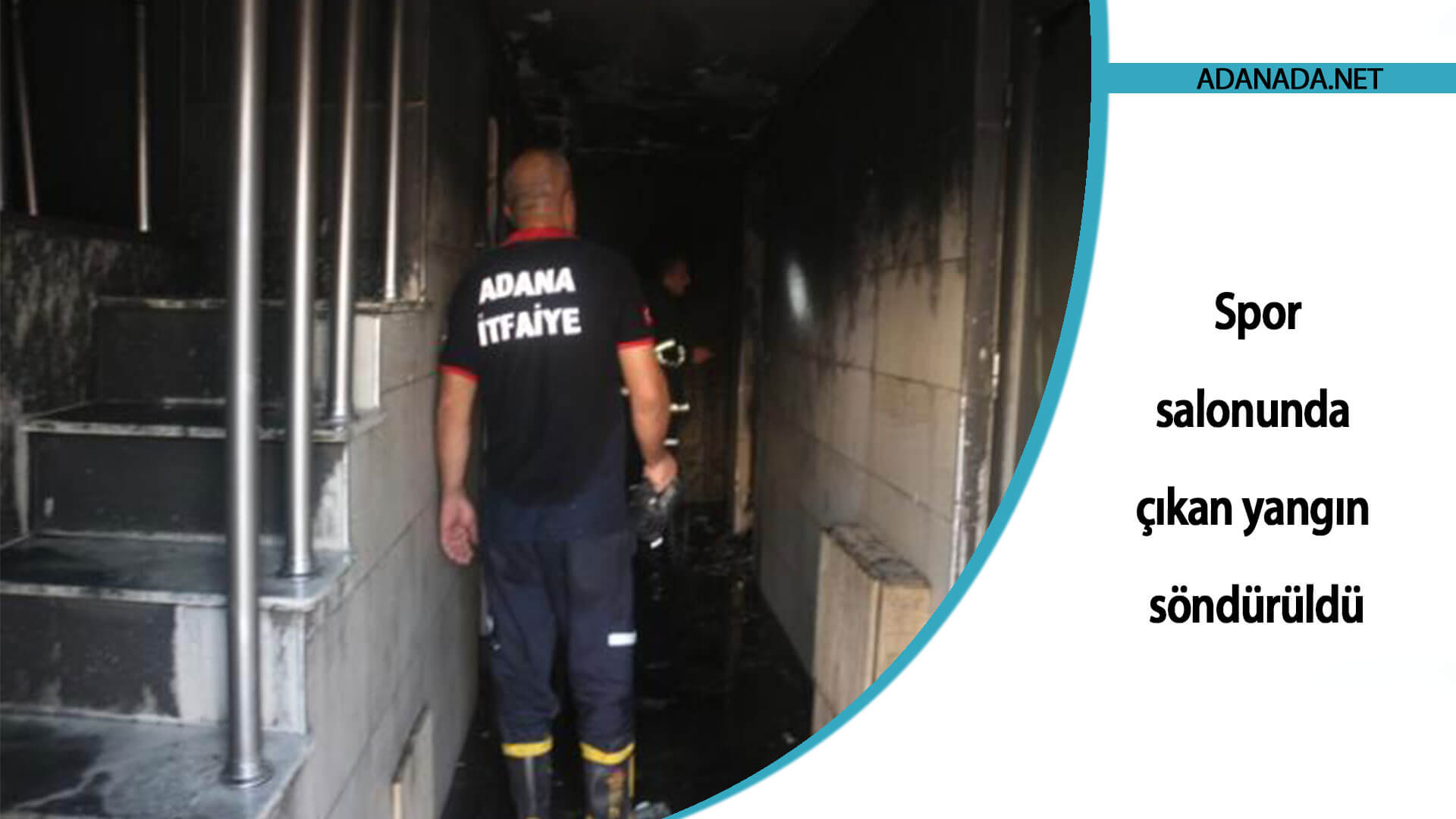 Adana’da spor salonunda çıkan yangın söndürüldü