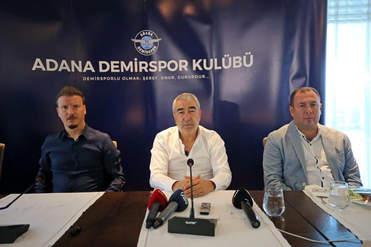 Adana Demirspor Teknik Direktörü Samet Aybaba’nın hedefi Süper Lig’de kalıcı olmak