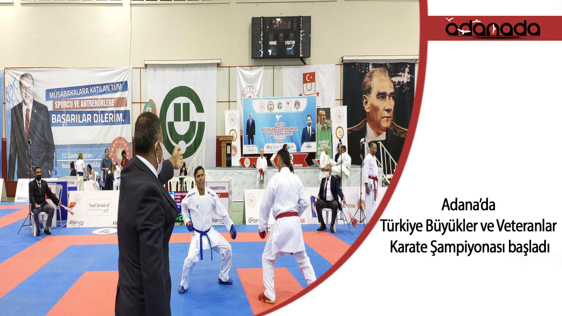 Türkiye Büyükler ve Veteranlar Karate Şampiyonası, Adana’da başladı