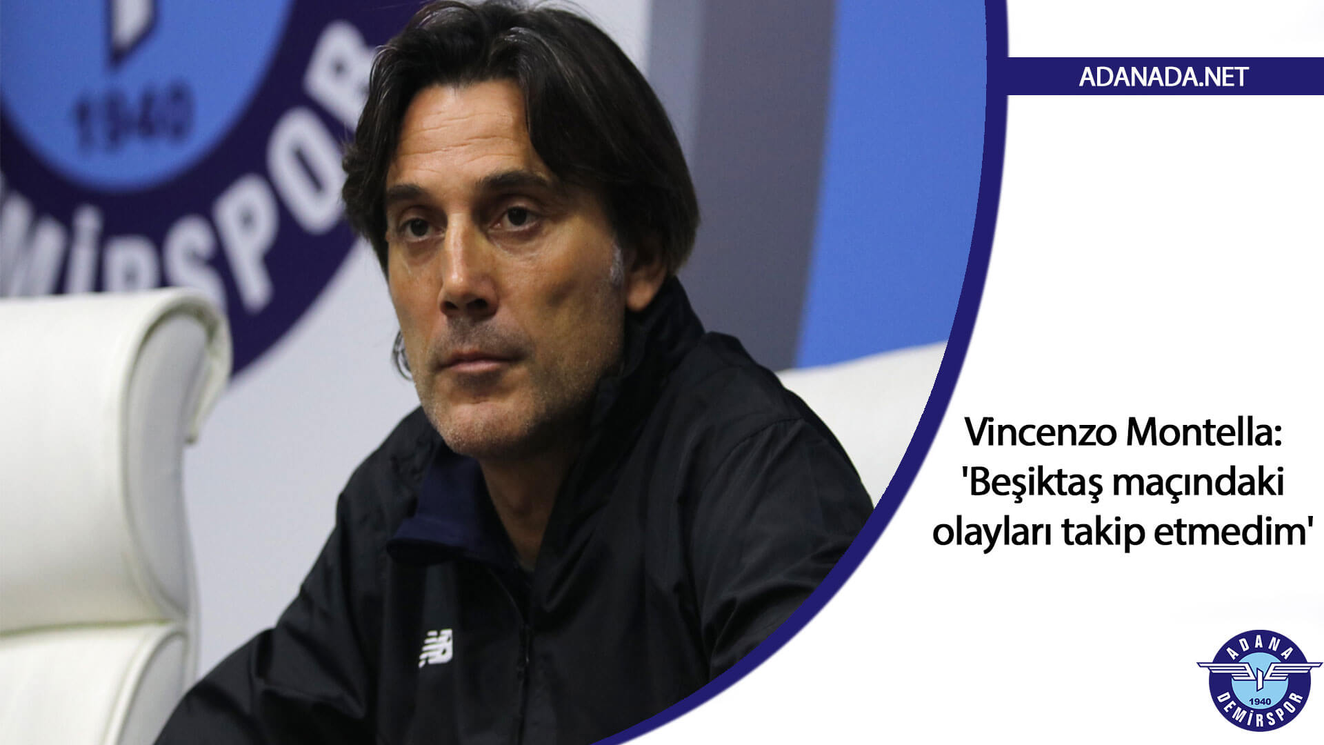 Vincenzo Montella: ‘Beşiktaş maçındaki olayları çok takip etmedim, okumadım’