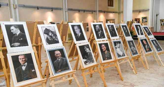 184 Atatürk portresi 75. Yıl Sanat Galerisi’nde sergileniyor