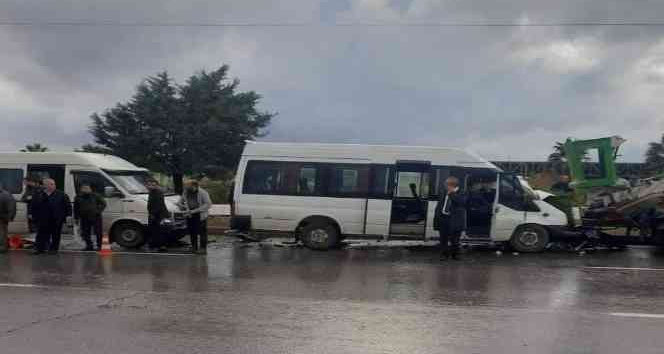 Kahramanmaraş’ta trafik kazası: 11 yaralı