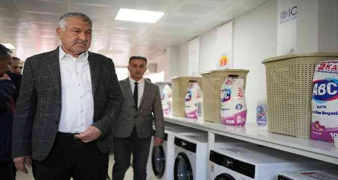 Adana’da ücretsiz çamaşırhane hizmeti
