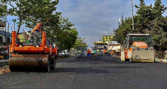 Mersin Büyükşehir Belediyesi 2022 yılında 522 ton sıcak asfalt döktü