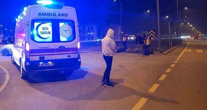 Hassa’da trafik kazası: 2 yaralı