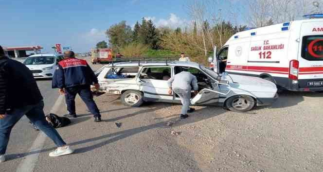 Osmaniye’de otomobiller çarpıştı: 1 ölü, 3 yaralı