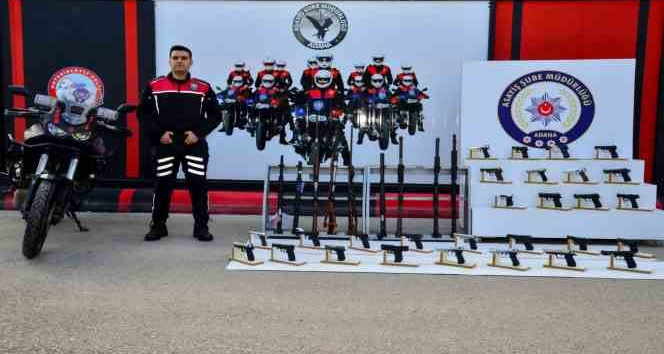 Adana’da şok uygulamalar: 104 adet silah ele geçirildi