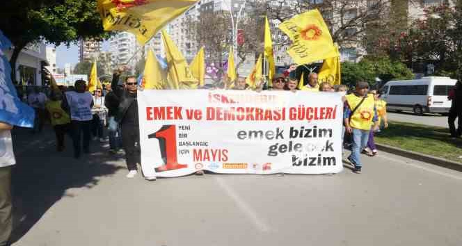Adana’da 1 Mayıs yürüyüşü