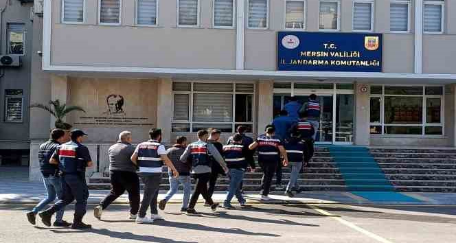 Mersin’de suç örgütüne operasyon: 18 gözaltı