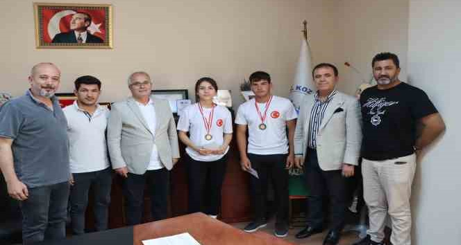 Başkan Özgan, Kozanlı boksörleri ağırladı