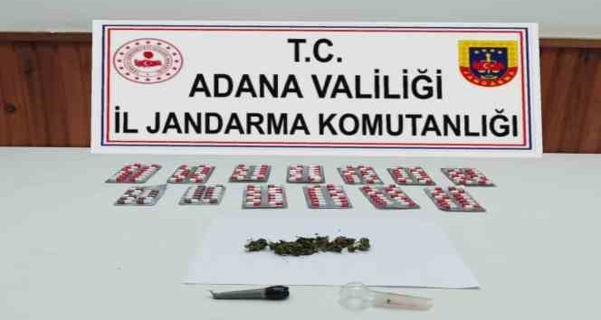 Adana’da 177 adet uyuşturucu hap ele geçirildi