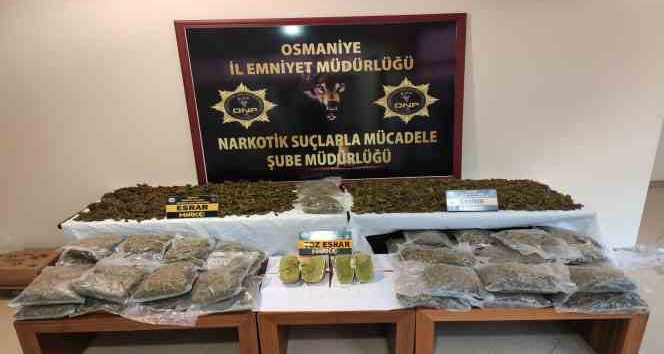 Osmaniye’de uyuşturucu operasyonları:26 gözaltı