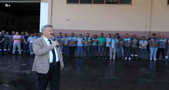 Başkan Palancıoğlu Belediye Çalışanlarıyla Bayramlaştı