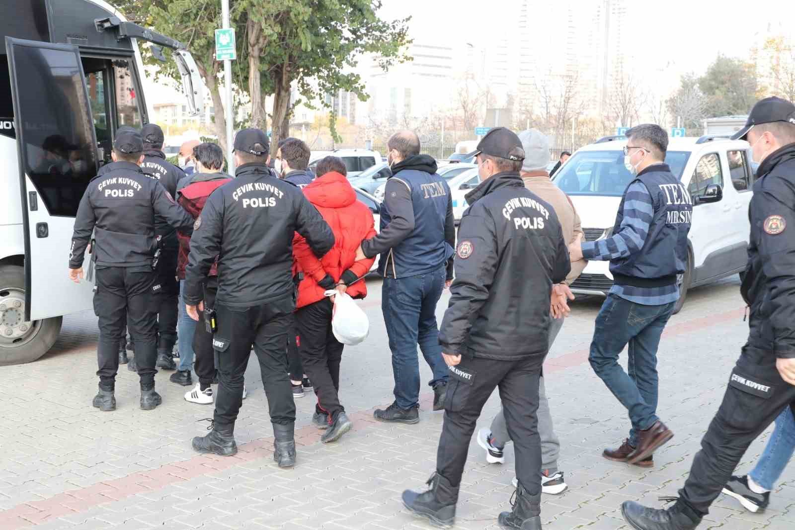 Mersin’deki DEAŞ operasyonunda 9 tutuklama