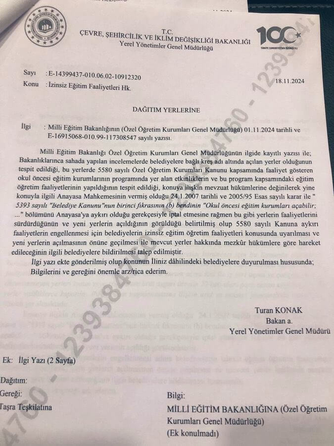 Bakanlıktan belediyelere kreş engeli! Adana’da belediyelerin kreşleri ne olacak?