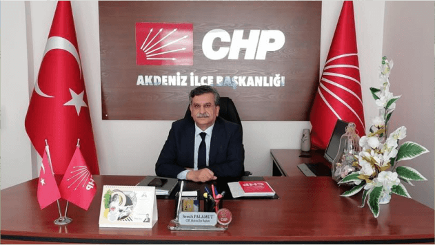 CHP AKDENİZ İLÇE BAŞKANI SEMİH PALAMUT’TAN YENİ YIL KUTLAMA MESAJI