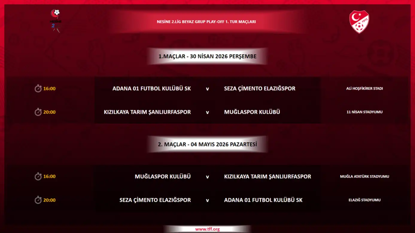 Adana 01 FK Play-Off’ta Sahne Alıyor